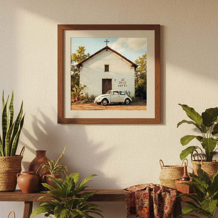 Já Deus quadro vertical