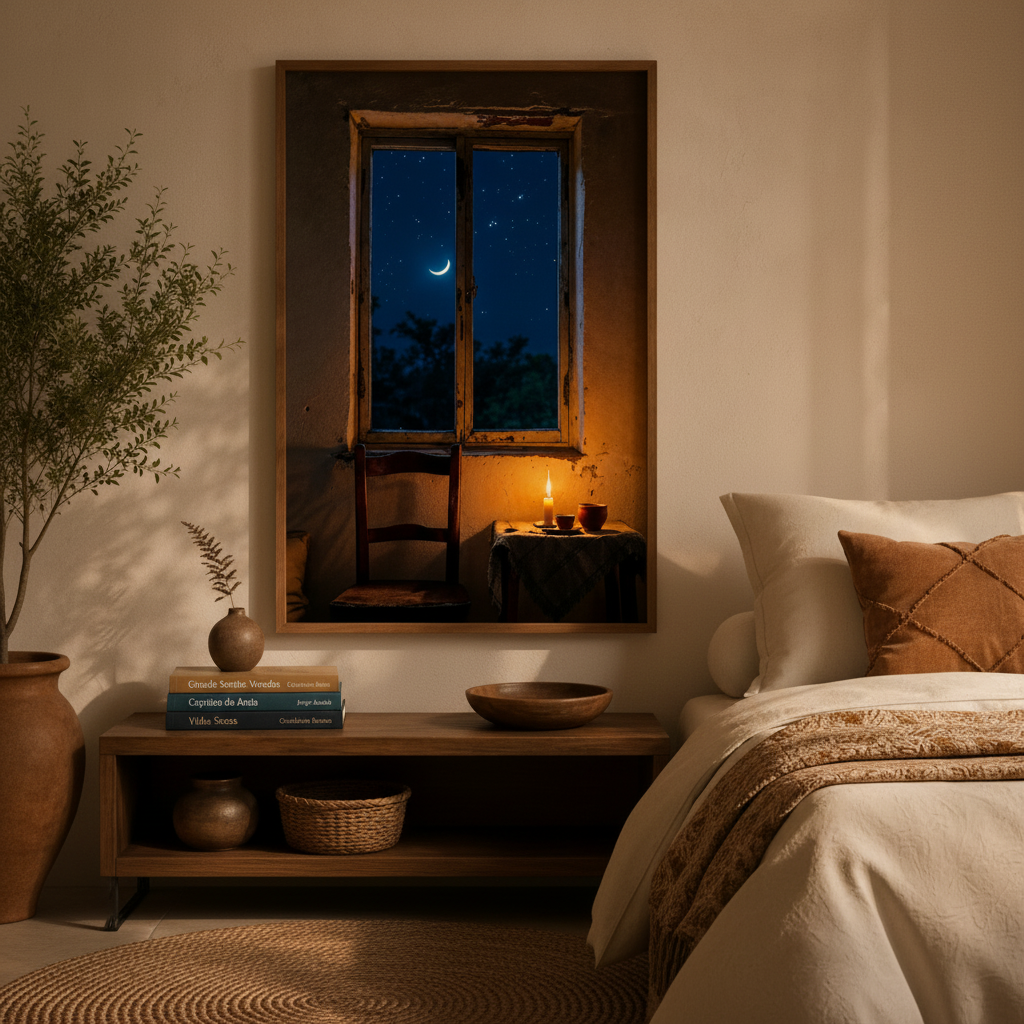 Luzes mockup quarto